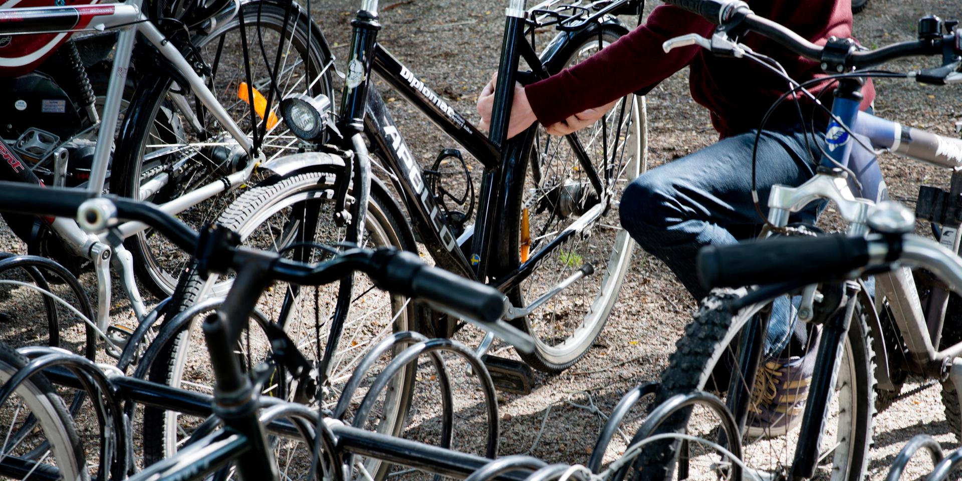 Än så länge har över 230 cyklar stulits i Mölndals kommun i år.