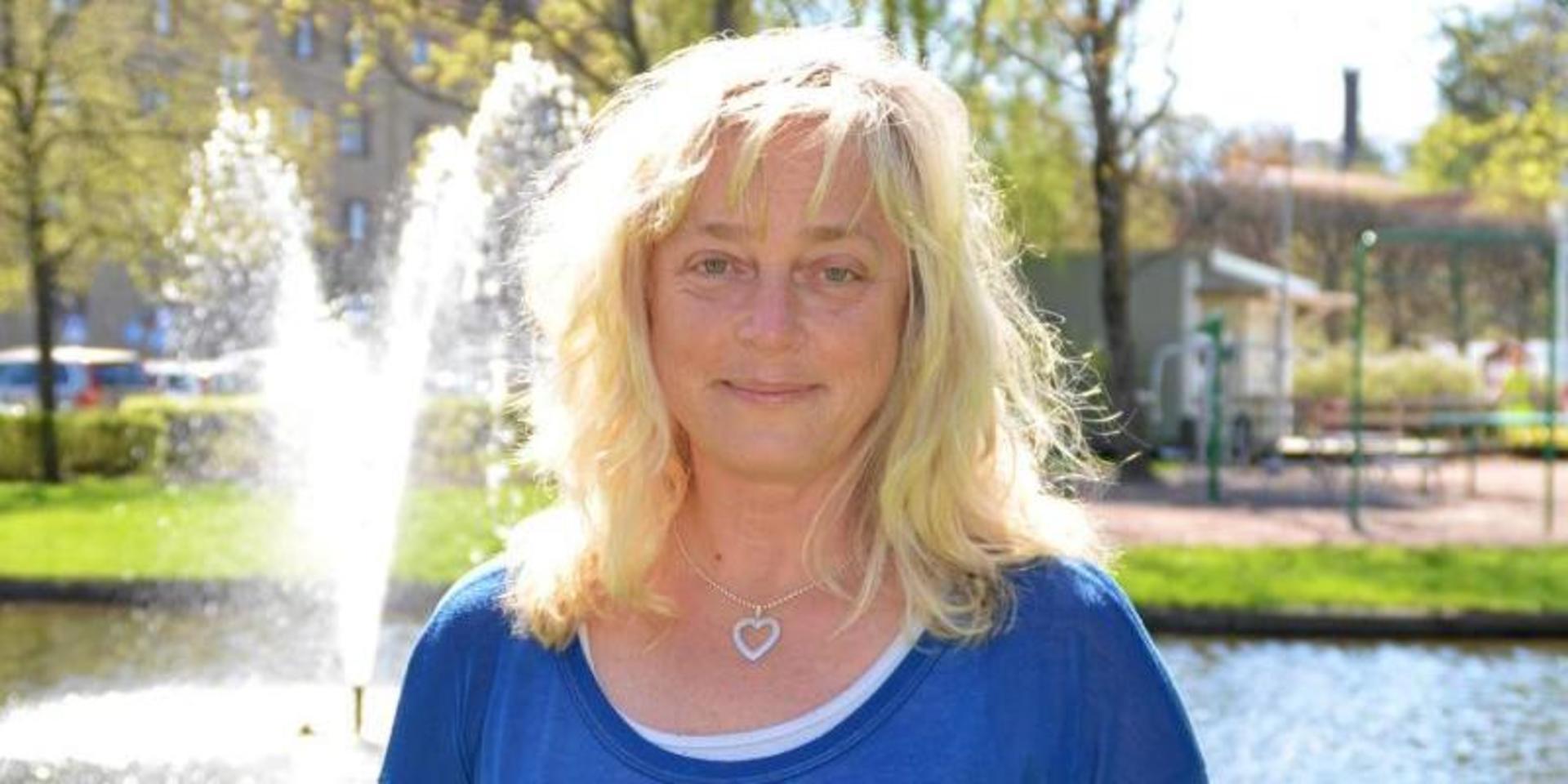 Karin Blomqvist är mycket nöjd med minskningen av covid-sjuka på kommunens äldreboenden . Arkivfoto