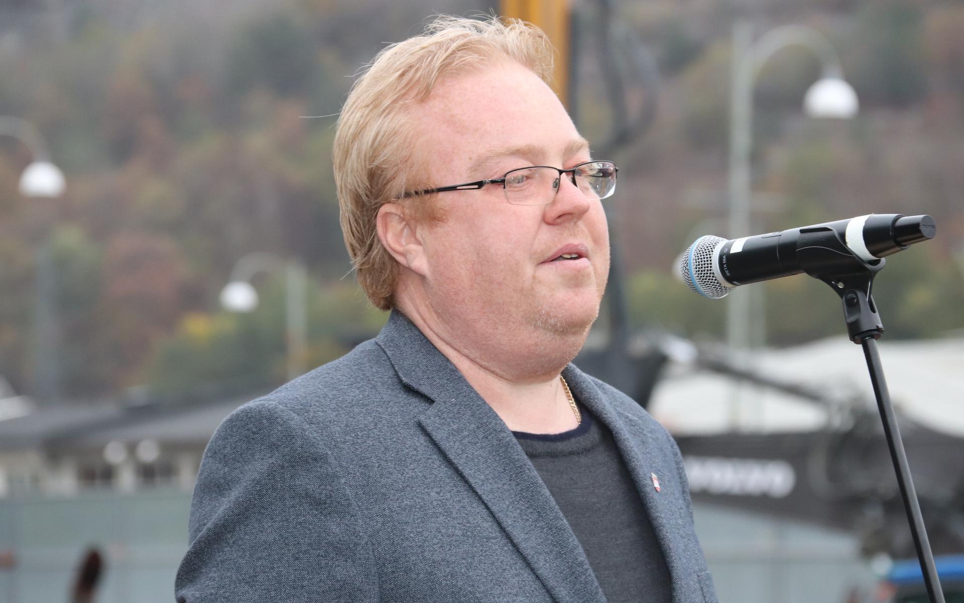Socialdemokraternas förstanamn i Mölndal, Stefan Gustafsson.
