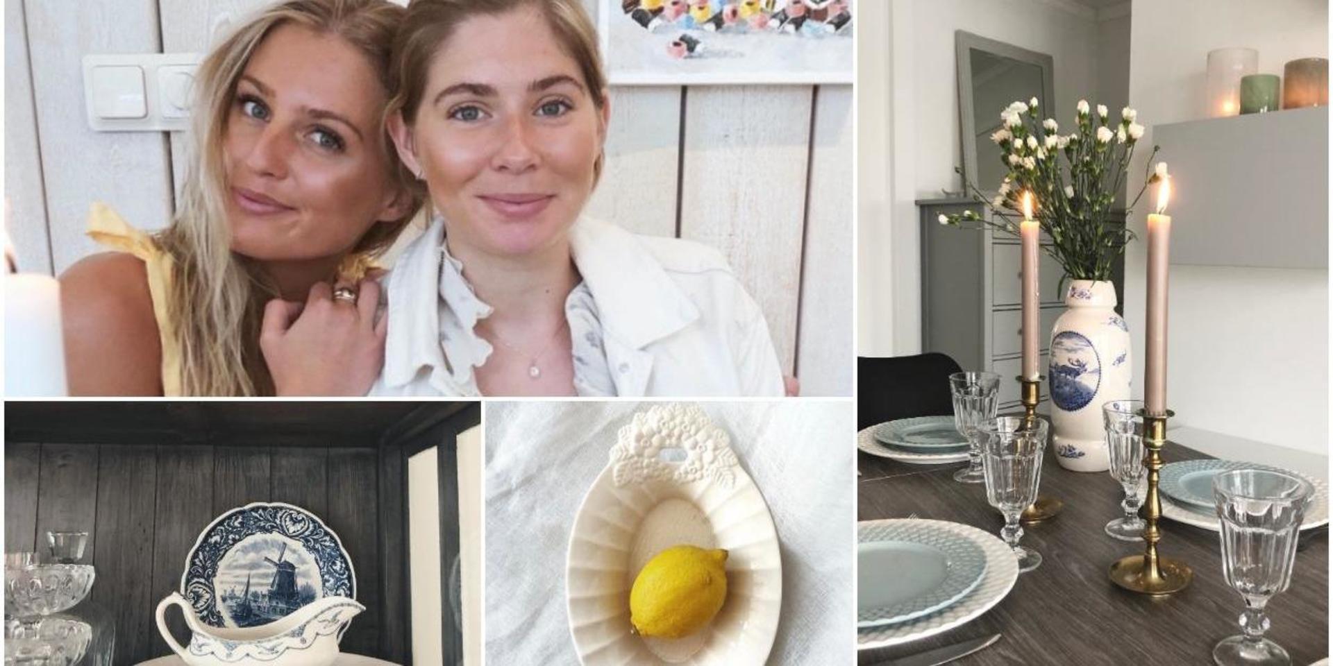 Cornelia och Wendela Sahlin driver ett konto på Instagram där de säljer vintage och second hand. 