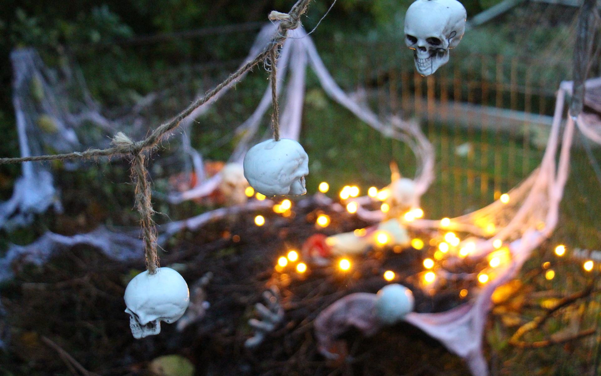 Döden är central under hallowen. 