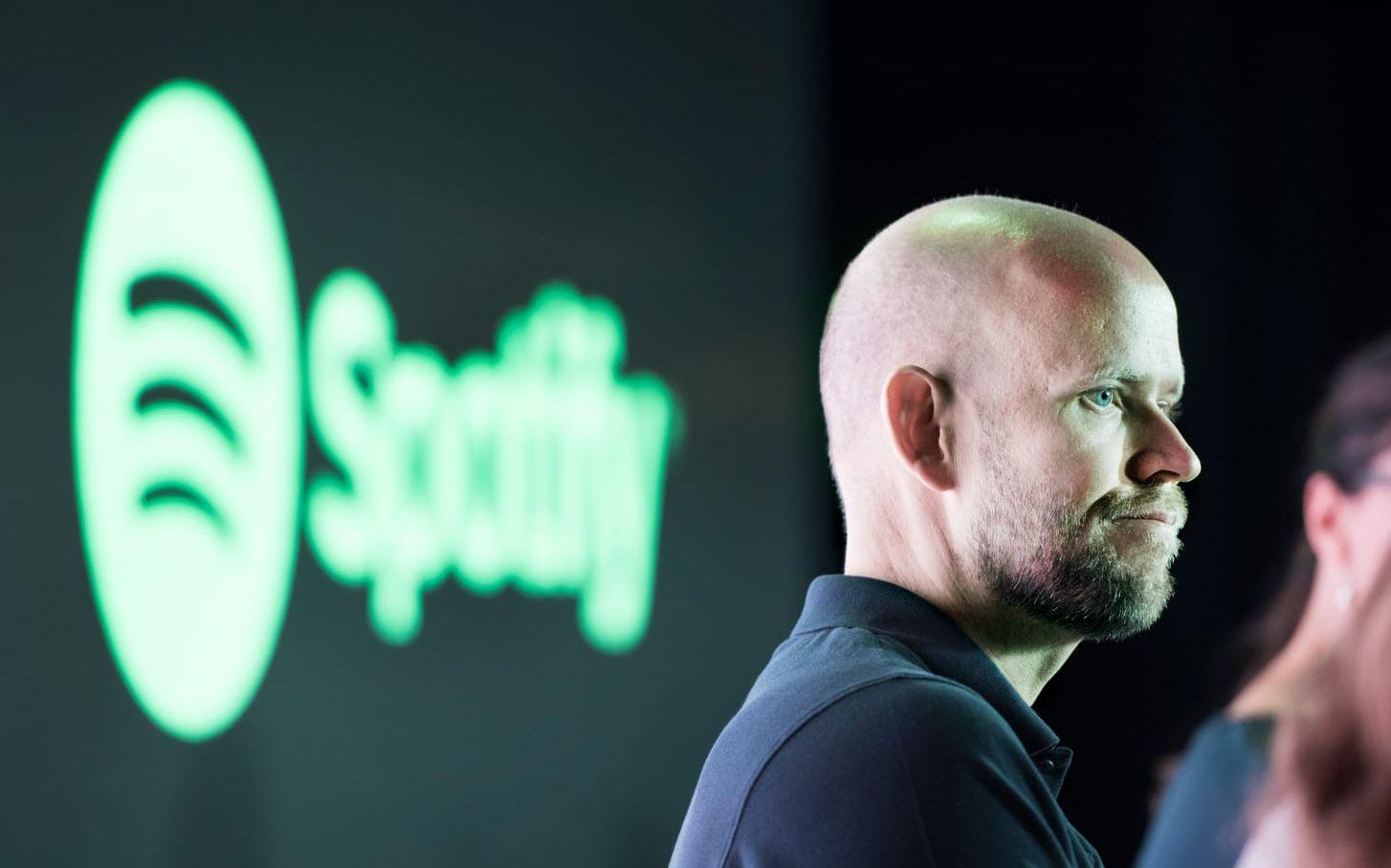 STOCKHOLM 2018-08-15
Spotifys medgrundare och vd Daniel Ek presenterar företagets nya huvudkontor i Urban Escape 
Foto: Lars Pehrson / SvD / TT / Kod: 30152
** OUT DN, Dagens Industri (även arkiv)  **