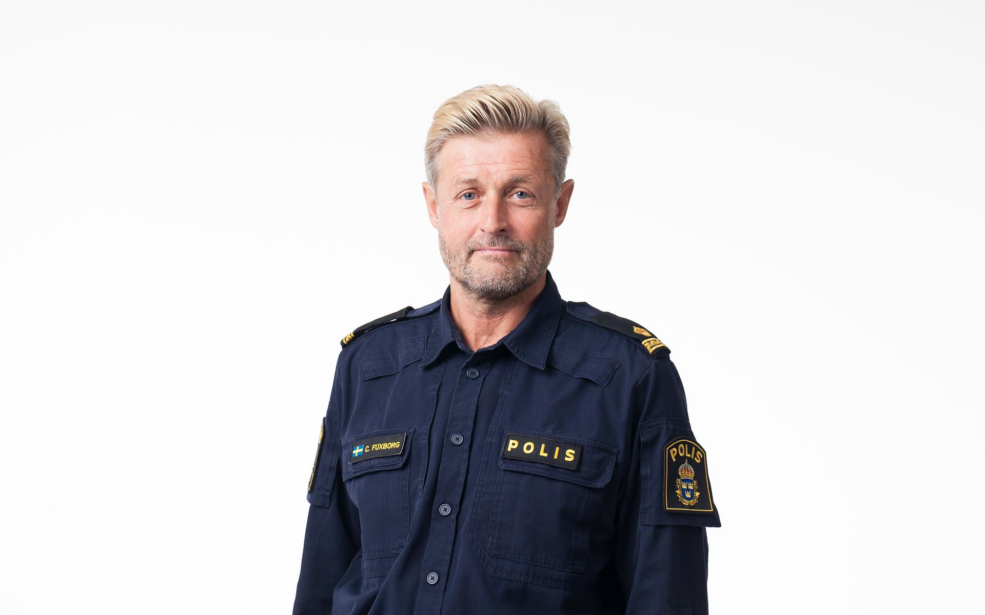 Polisens presstalesperson Christer Fuxborg.