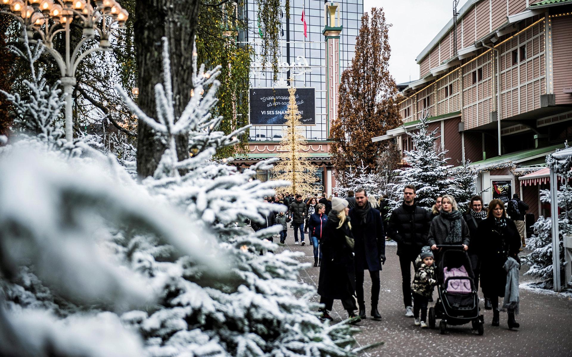 Den 19 november välkomnas de första gästerna till årets upplaga av Jul på Liseberg, och på tisdag väntas ett högt tryck när biljetterna släpps. Arkivbild.