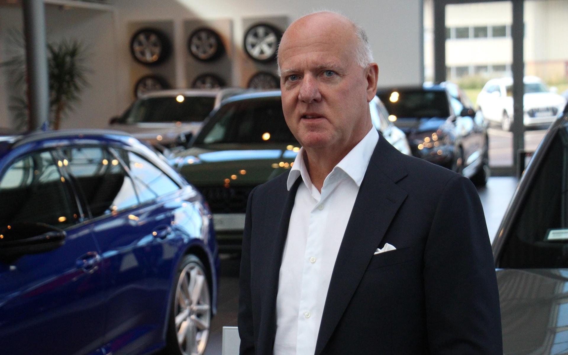 Peter Löfström är försäljningschef på Audi. 