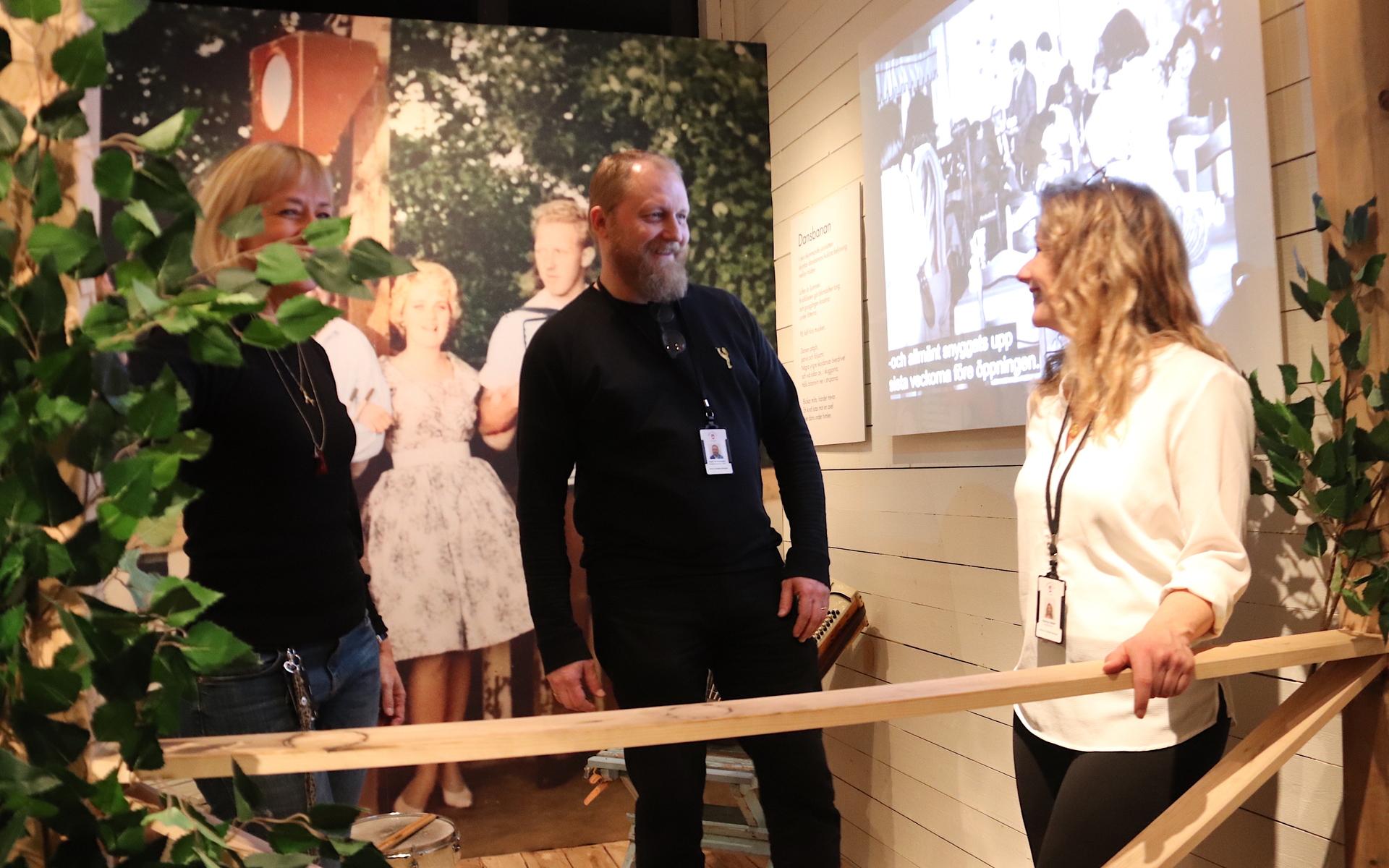 Christine Caux Gustafsson, Karl Arvidsson och Hanna Eklöf ser fram emot invigningen 12 februari. 