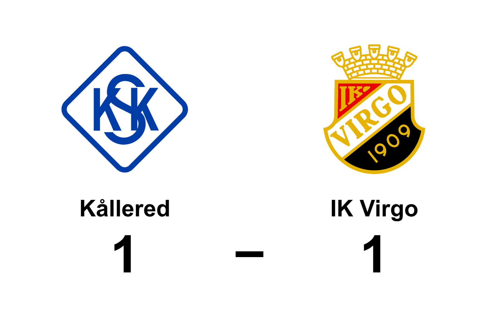 Kållered SK spelade lika mot IK Virgo
