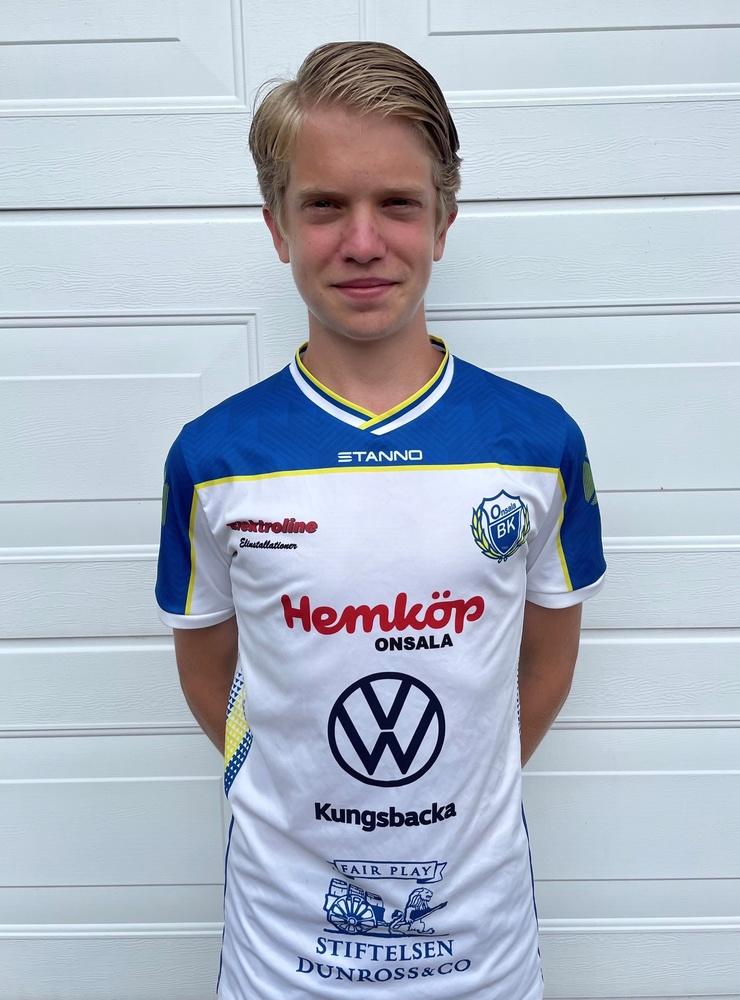 15 åriga Elias Risp är under vecka 30 på landslagsläger i hopp om att bli uttagen till Svenska fotbollslandslaget. Bild: Privat.