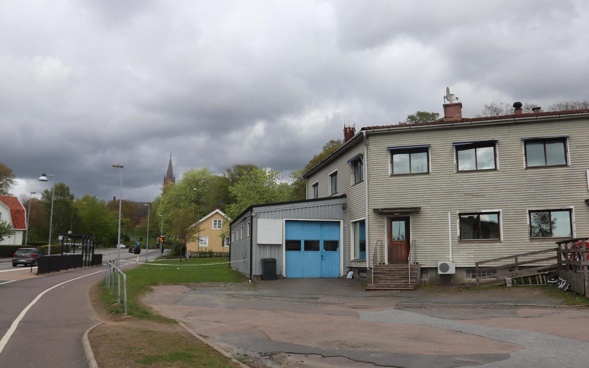 De nybyggda husen kommer ligga längs med Frölundagatan, med Åbybergsparken bakom sig. 