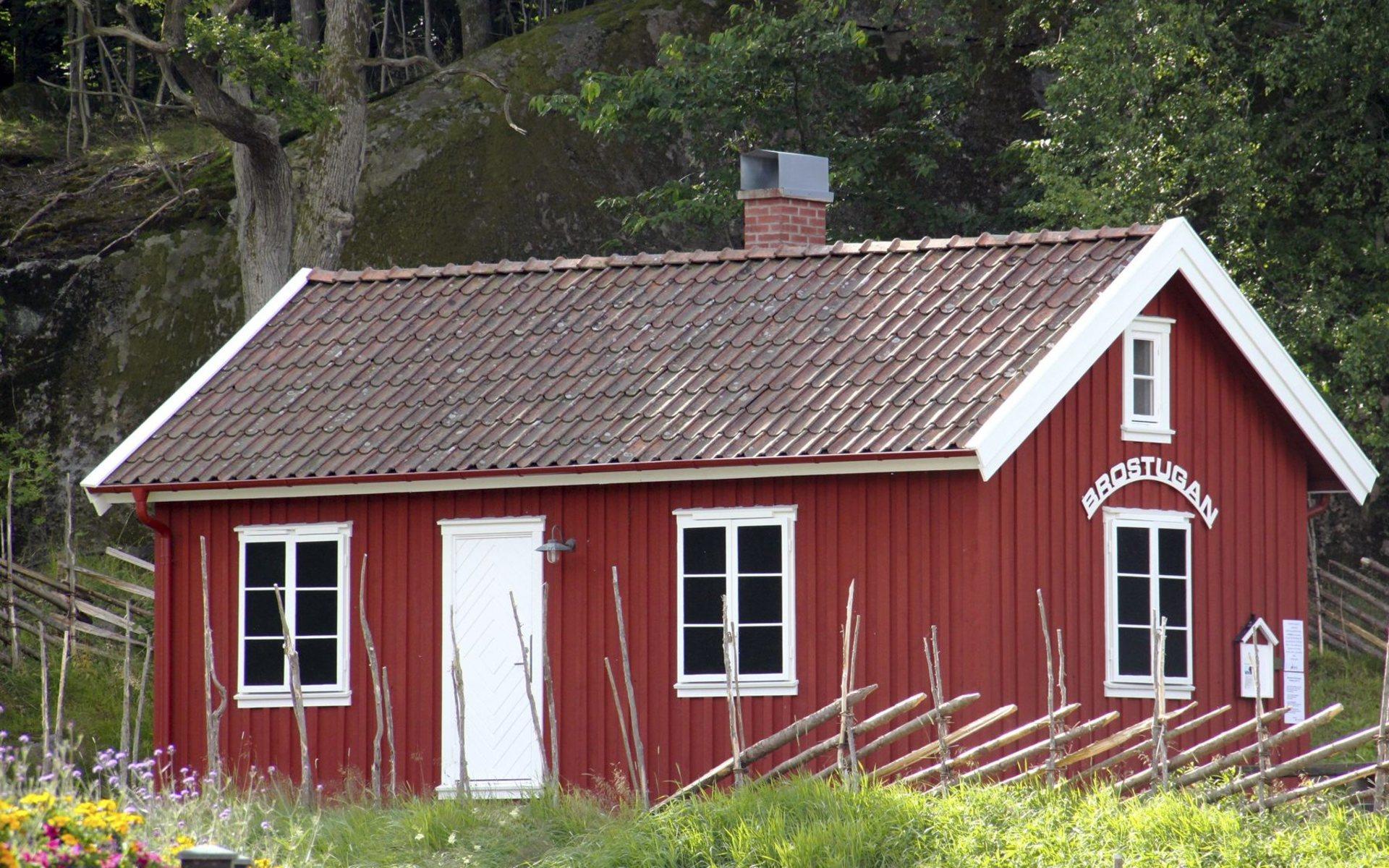 Brostugan i Gunnebo, en byggnad som Gunvor Larsson brann starkt för.