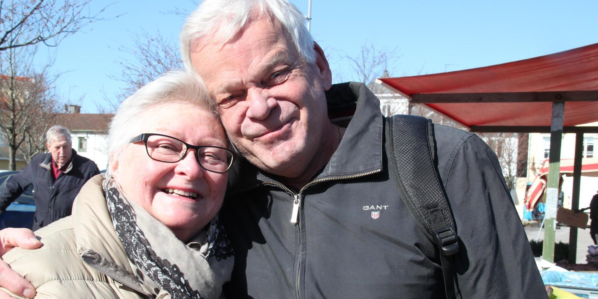 Leila och Kjell Andersson räknar dagarna till den stora barnbarnskramen