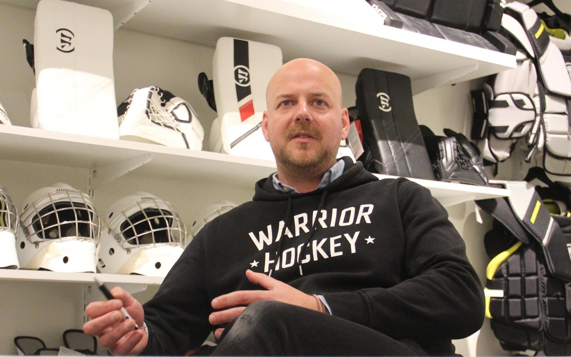 Jonas Karlsson, försäljningschef för Warrior i Skandinavien.
