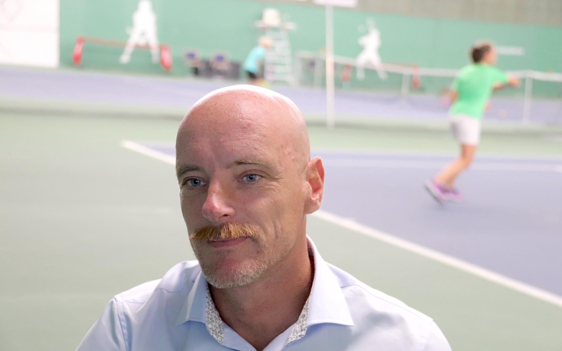Kristian Geeson, ordförande i Mölndals tennisklubb.