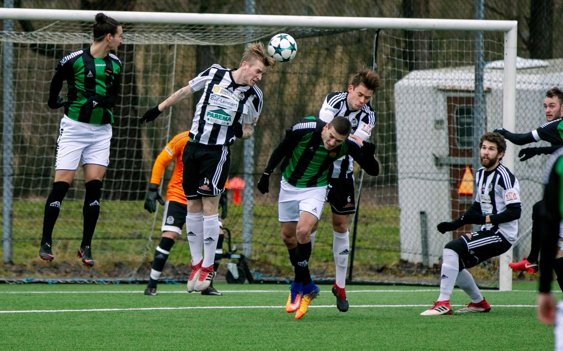 Lindome GIF slog Gais med 2–0 när lagen möttes i en träningsmatch på Lindevi 1 februari 2020.