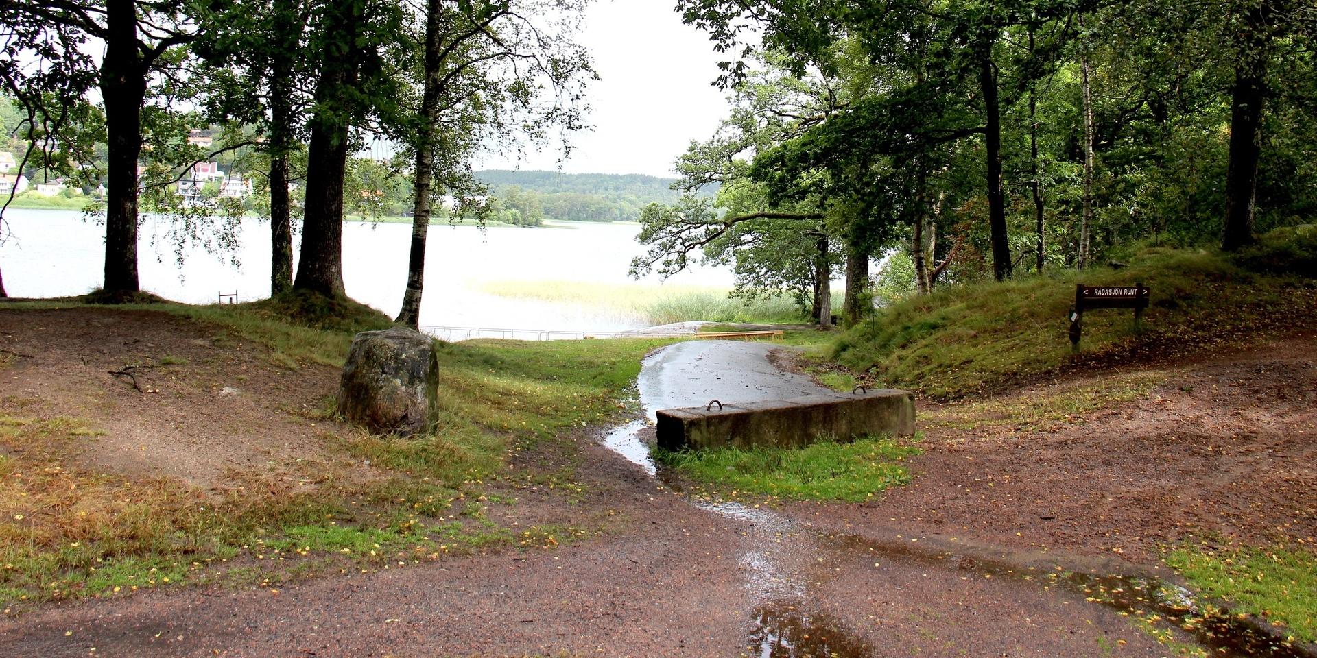 Badplatsen vid Rådasjön är en av de platser som DHR vill se en förbättring av.