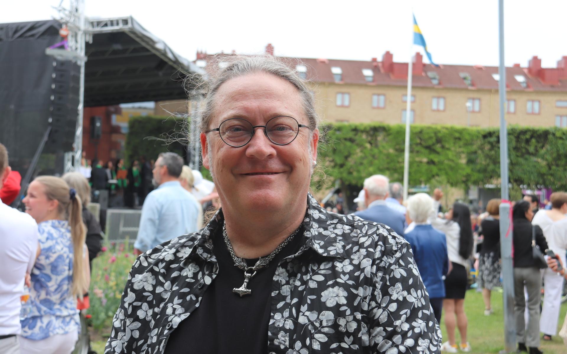 Glyn Hughes var en av de som nyligen blivit svensk medborgare.