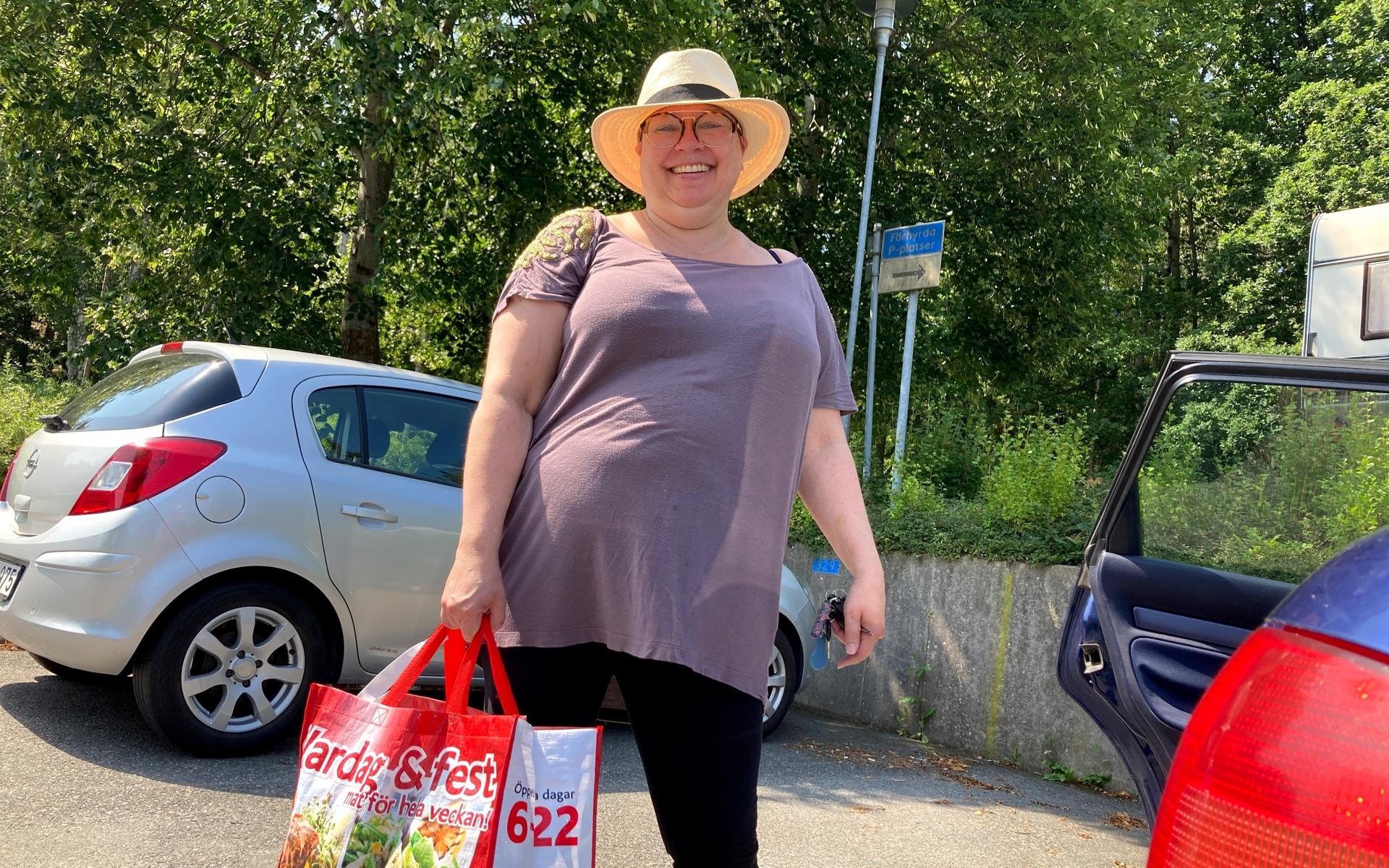 Maarit Hansson är nyinflyttad i Balltorp och bestämde sig för att ta en tur till havet. När hon packade in grejerna i bilen velade hon fortfarande mellan Amundön och Askim.