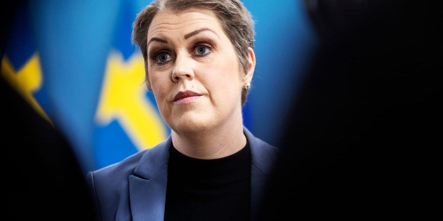 Socialminister Lena Hallengren. 